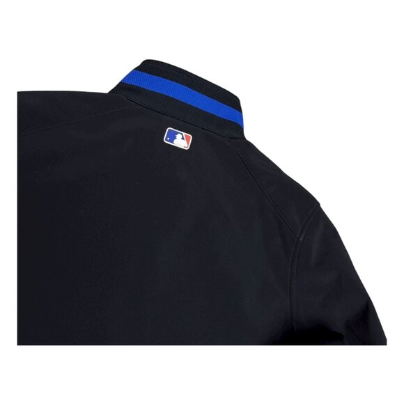NEW YORK METS Majestic Vintage Y2K MLB Baseball Bomber Jacket Mens Medium - Picture 5 of 7